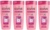 L’OREAL Shampoo Elvive Glansgevende Shampoo Voor Dof Haar - Geeft Schitterende Glans & Zijdezacht - 250Ml x 4