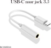Bomid® usb c naar 3 5 mm - Usb c kabel - USB-C / type-C male naar 3.5mm jack audio Female adapter Converter - usb c naar 3 5 - Aux 3.5 mm jack naar USB-C adapter voor Android - usb c naar 3 5 mm