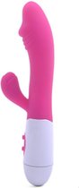 G-Spot Rabbit Penis Vibrator Roze - Stimulerend voor vrouwen - Eikelvormige top - Stimulerend voor clitoris - Waterproof - Spannend voor koppels - Sex speeltjes - Sex toys - Erotie