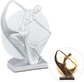 Relaxdays tafellamp dansende vrouw - nachtlamp - designerlamp - vensterbank - E27 fitting