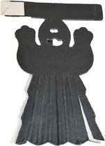 Witbaard Slinger Spookjes 6 Meter Papier Zwart/wit