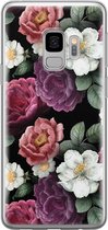 Samsung Galaxy S9 hoesje siliconen - Flowers - Soft Case Telefoonhoesje - Bloemen - Multi