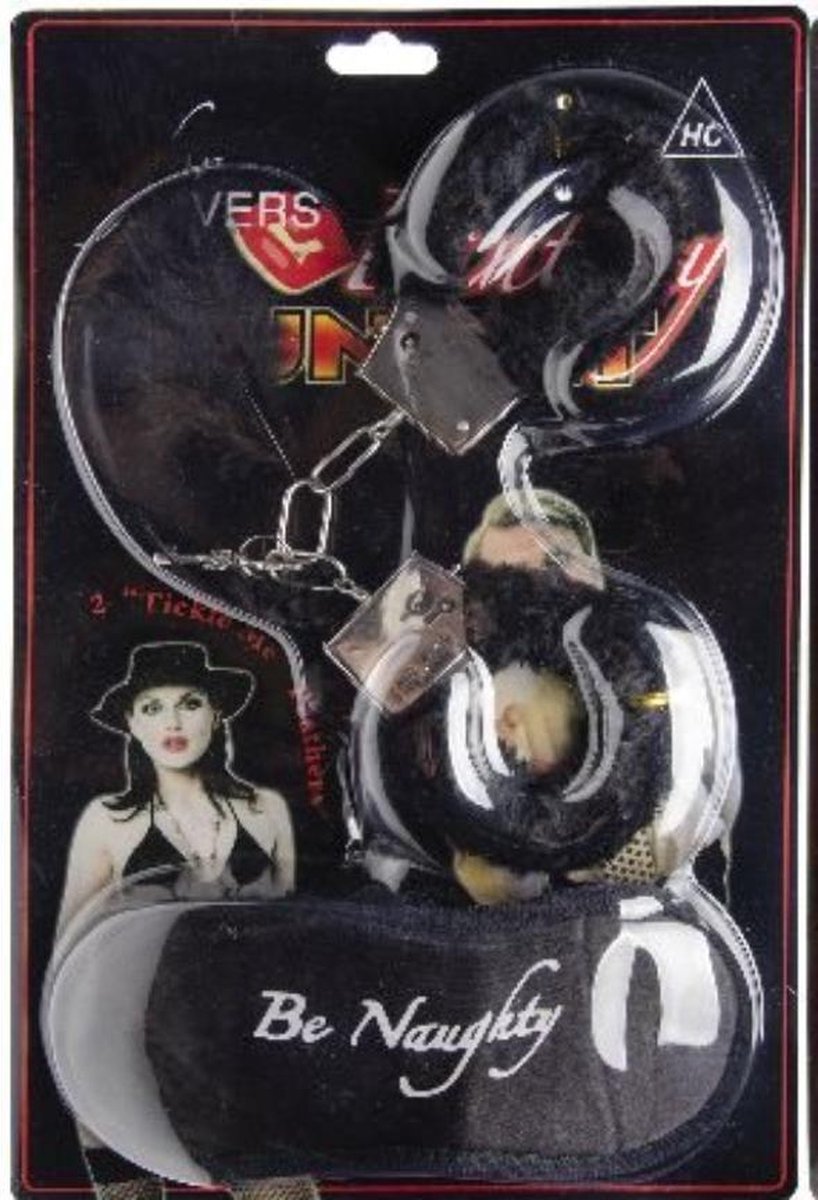 Goedkoopste Be NAUGHTY set (zwart