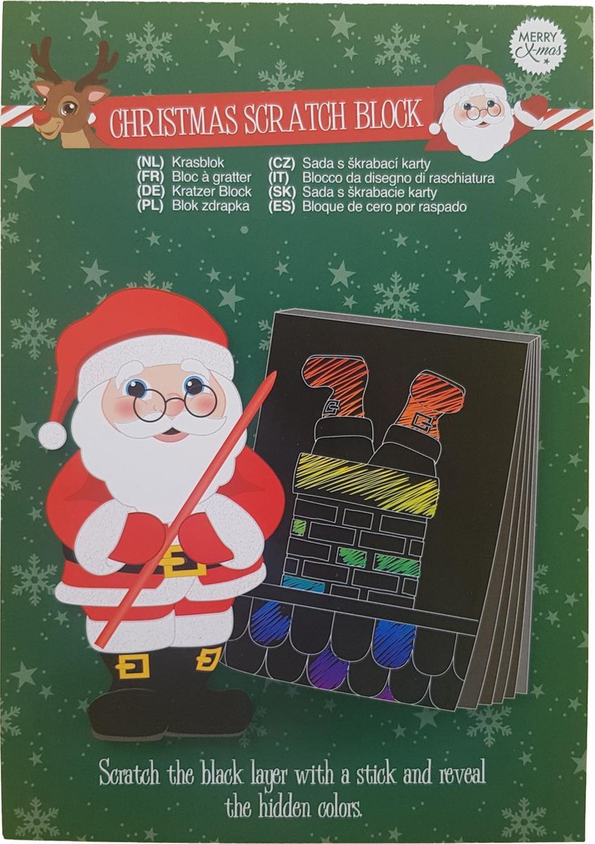 Kerst Krasblok