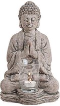 Boeddha met waxinelichthouder