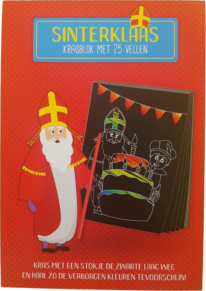 Sinterklaas Krasblok