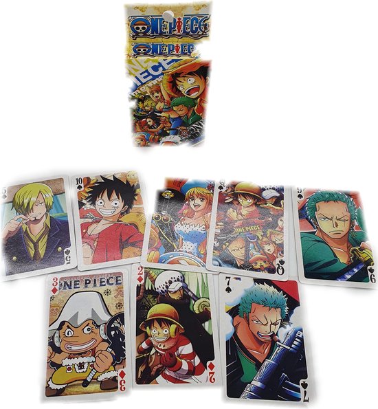 Afbeelding van het spel One Piece Anime Pokerkaarten Pvc - Speelkaarten Personage