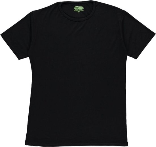 Boru Bamboe T-shirt korte mouw  - L  - Zwart