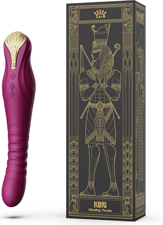 Zalo King Vibrating Thruster - Velvet Purple - G-Spot vibrator