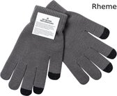 Handschoenen - Touchscreen - Antibacterieel - Unisex - Grijs - Rheme