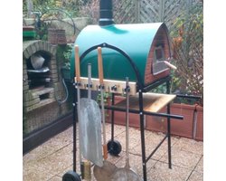 Pizza Party - Houtgestookte Pizzaoven - 70 x 70 - Groen