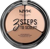NYX Professional Makeup 3 Steps To Sculpt - Fair - Contour & Highlight - 3 x 5 gr
