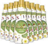 Robijn Klein & Krachtig Wit Floral Morning Vloeibaar Wasmiddel - 8 x 20 wasbeurten - Voordeelverpakking