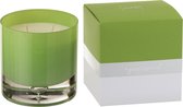 J-Line Geurkaars Glas Lichtgroen Large