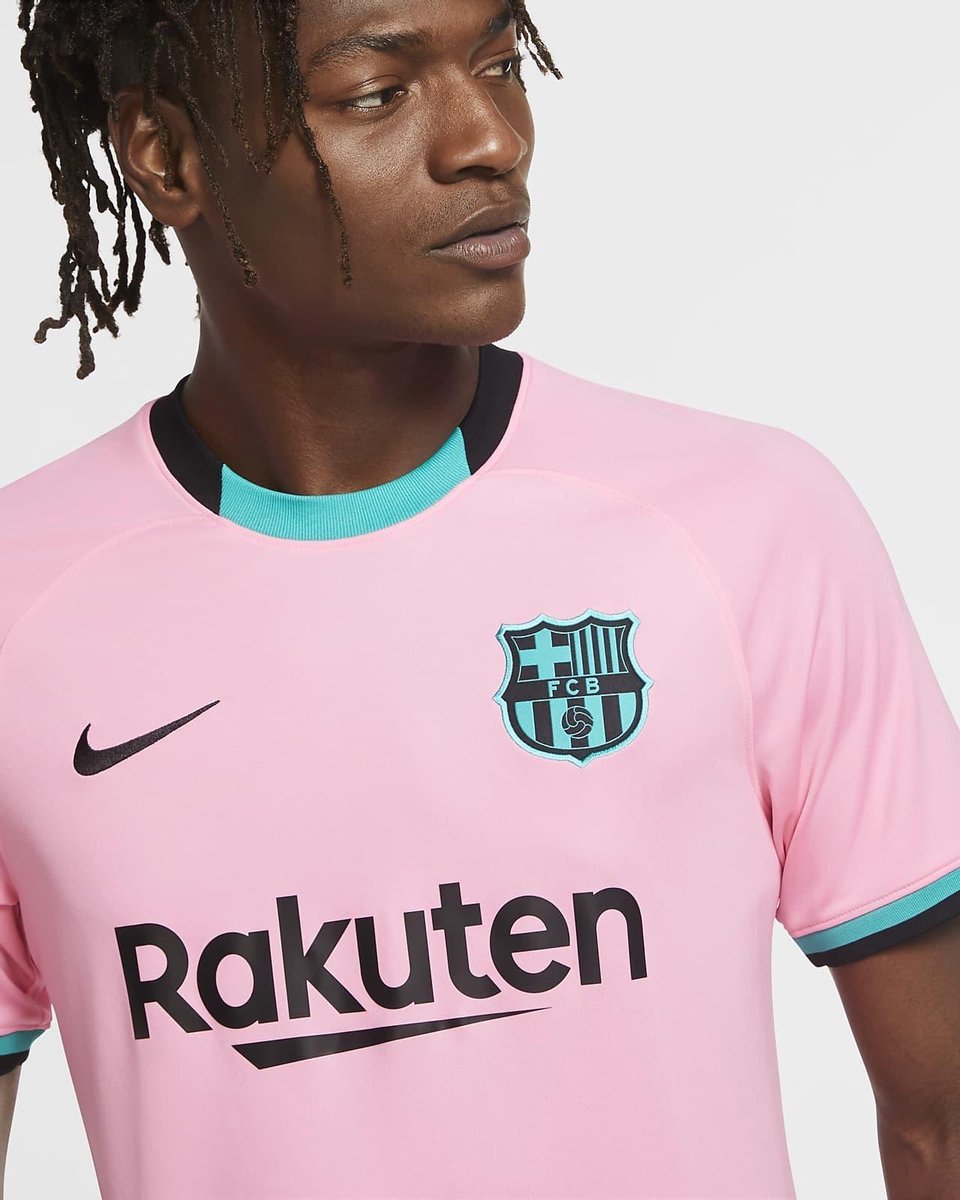 noodzaak Maakte zich klaar tactiek Nike FC Barcelona Derde wedstrijdshirt heren roze/groen | bol.com