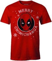 CHRISTMAS - T-Shirt Deadpool Merry Chimichanga