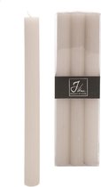 J-Line 6 Dozen met 6 Tafelkaarsen Dinerkaarsen Zand -13H Set van 36 Stuks in Totaal