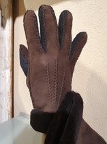 Kessler Ilvy Glove Dames Handschoenen donkerbruin Maat 8