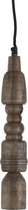 Casa Vivante Napoli Hanglamp - H35 x Ø5,5 cm - Mangohout - Bruin