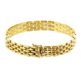 N-joy trendstyle geelgouden armband 10058