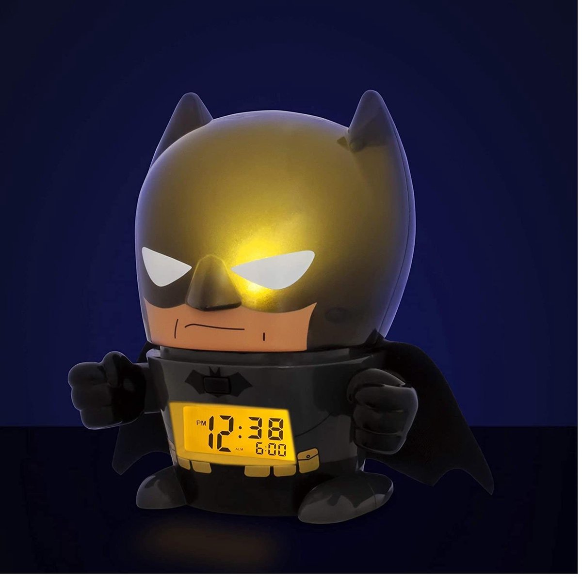 Batman - Wekker - Lampje - Geluid - BulbBotz - Warner Brother -14.5 cm -  Bulb Botz - Klok | bol.com