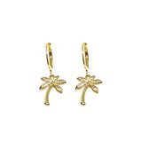 Palmtree earrings - Goud