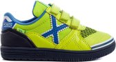 Munich Sneakers - Maat 32 - Unisex - limegroen/blauw/zwart