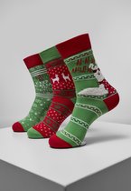 Christmas - Kerstmis - Feestdagen - Feest - Kerst - Modern - Nieuw - Geschenk - Cadeau - Lama Socks 3-Pack