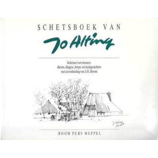 Schetsboek van Jo Alting - cover