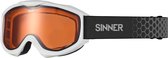 SINNER Lakeridge Skibril Unisex - Wit - Oranje Lens