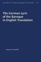 University of North Carolina Studies in Germanic Languages and Literature-The German Lyric of the Baroque in English Translation