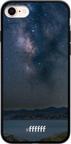 iPhone 7 Hoesje TPU Case - Landscape Milky Way #ffffff
