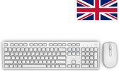 Dell KM636 Draadloos toetsenbord en muis - QWERTY Brits-Engels (£) - Wit