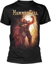 HammerFall Heren Tshirt -M- Dethrone And Defy Zwart