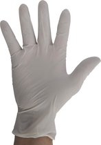 Latex handschoenen-wegwerphandschoenen Latex-wegwerphandschoenen L - Wit - 100ST- Met Poeder - LARGE
