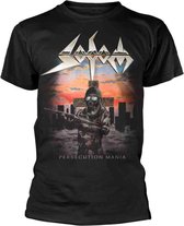Sodom Heren Tshirt -L- Persecution Mania Zwart