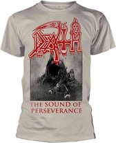 Death Heren Tshirt -S- The Sound Of Perseverance Creme