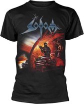 Sodom Heren Tshirt -XL- Agent Orange Zwart