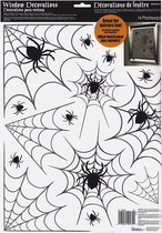 14 Window Decoration Stickers Spider Web 43 x 30.4 cm