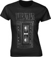 Nirvana - As You Are Tape Dames T-shirt - M - Zwart