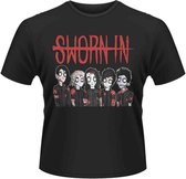 Sworn In Heren Tshirt -XL- Zombie Band Zwart