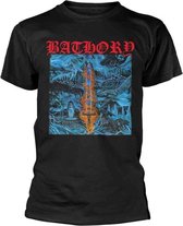 Bathory Heren Tshirt -S- Blood On Ice Zwart