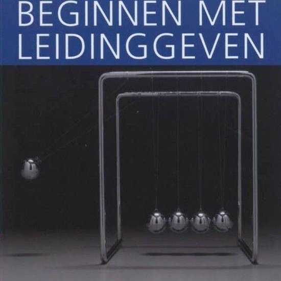 Cover van het boek 'Beginnen met leidinggeven' van A. van Galen