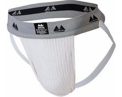 MM Sports Original Edition Swimmer/Jogger Jockstrap 2 inch White - MAAT S - Heren Ondergoed - Jockstrap voor Man - Mannen Jock