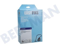 Easyfiks EL36 stofzuigerzakken geschikt voor Electrolux - 8 stuks + 1 filter - Type E51