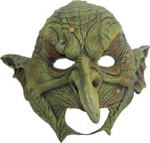 Witbaard Masker Goblin Rubber Groen One-size