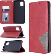 Geometric Book Case - Samsung Galaxy A31 Hoesje - Rood