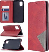 Coverup Geometric Book Case - Geschikt voor Samsung Galaxy A31 Hoesje - Rood