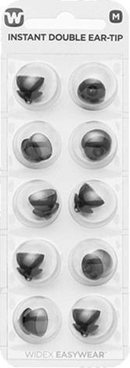 Goedkoopste Widex - Coselgi - oortips - Dome - Tip - luidsprekers - easywear thintube - Instant double ear-tip M