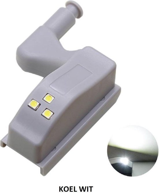 Automatische - LED - Scharnierverlichting - Kast Verlichting - Koel Wit